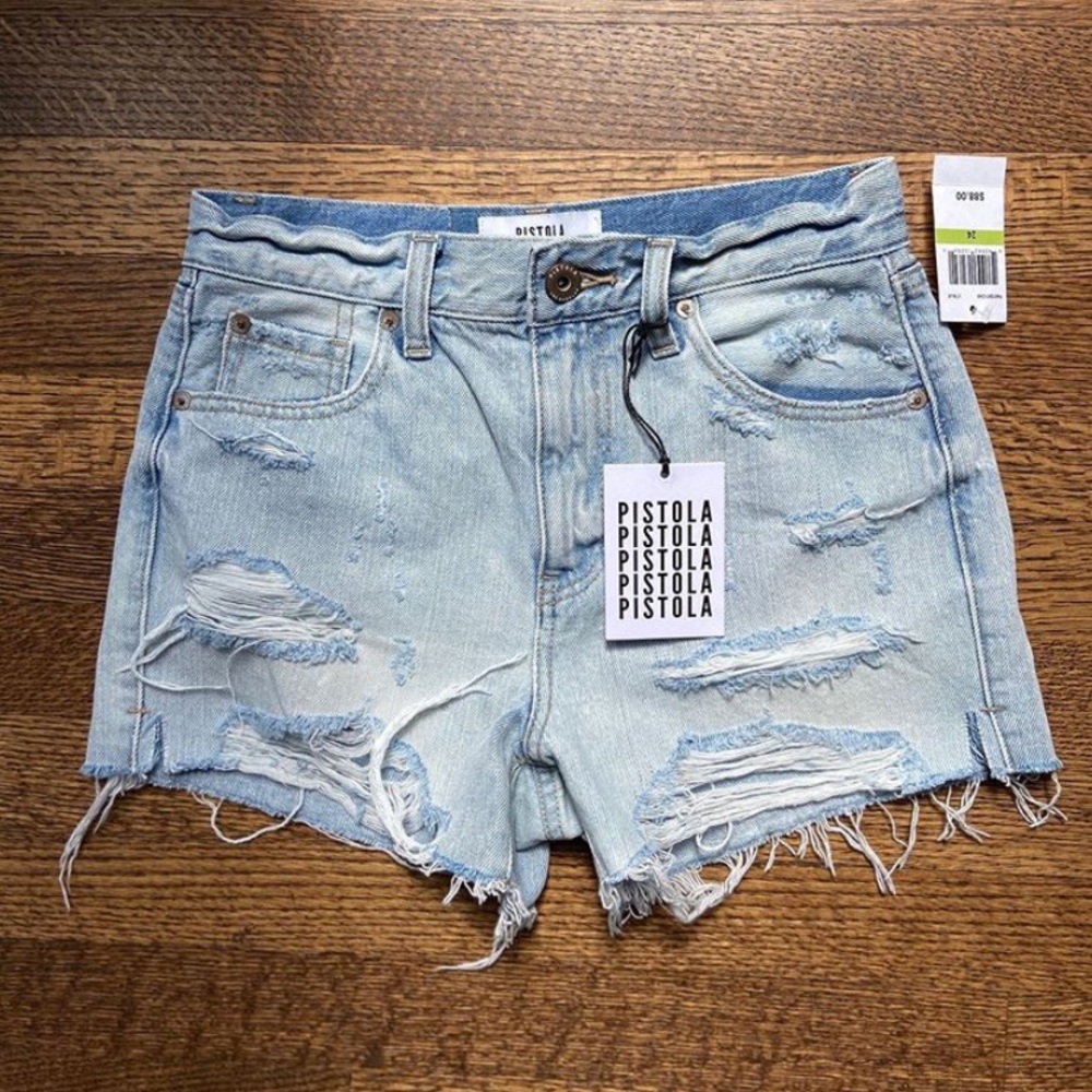 Pistola denim shorts never worn!